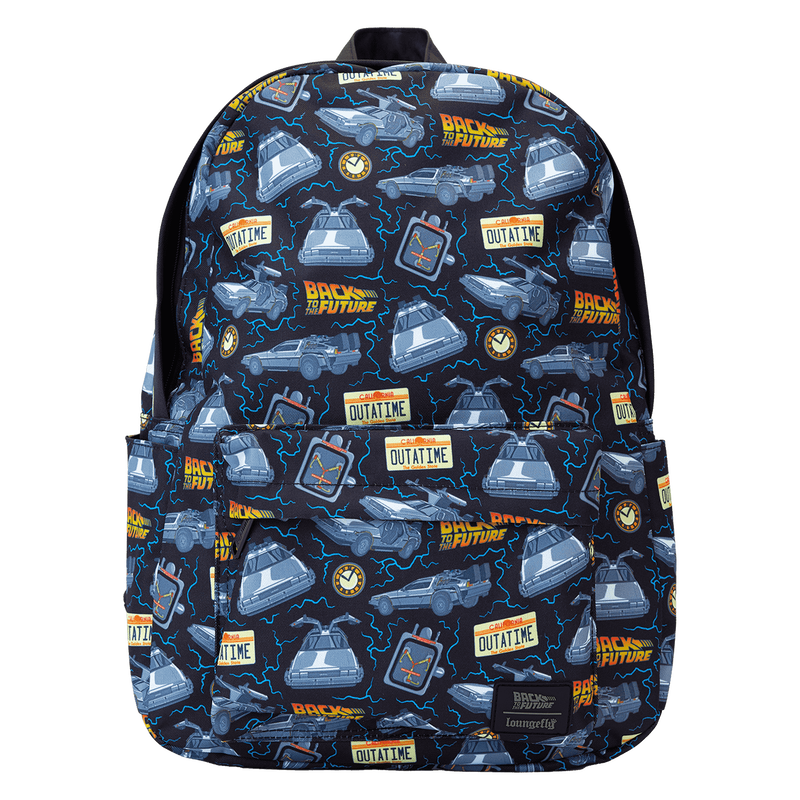 Back To The Future 40th Anniversary All-Over Print Full-Size Backpack