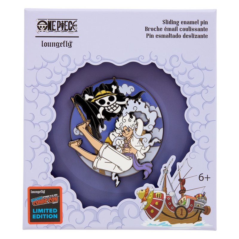 NYCC Limited Edition ONE PIECE GEAR5 Luffy 3" Collector Box Sliding Pin