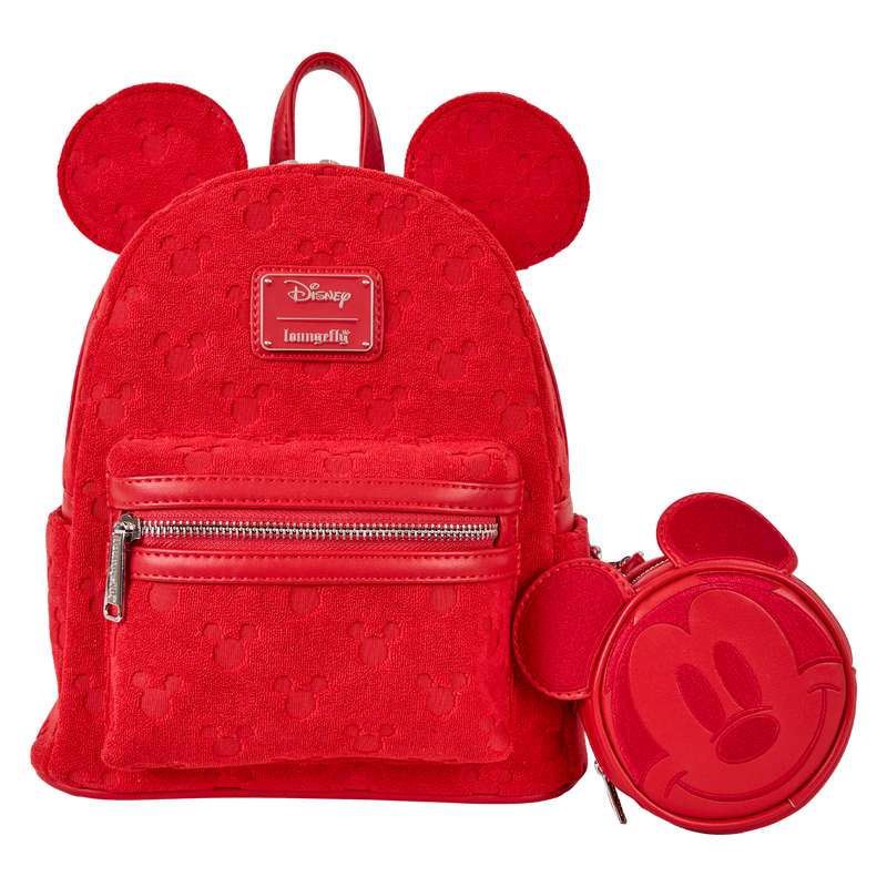 Mickey Mouse All-Over Print Terry Cloth Mini Backpack