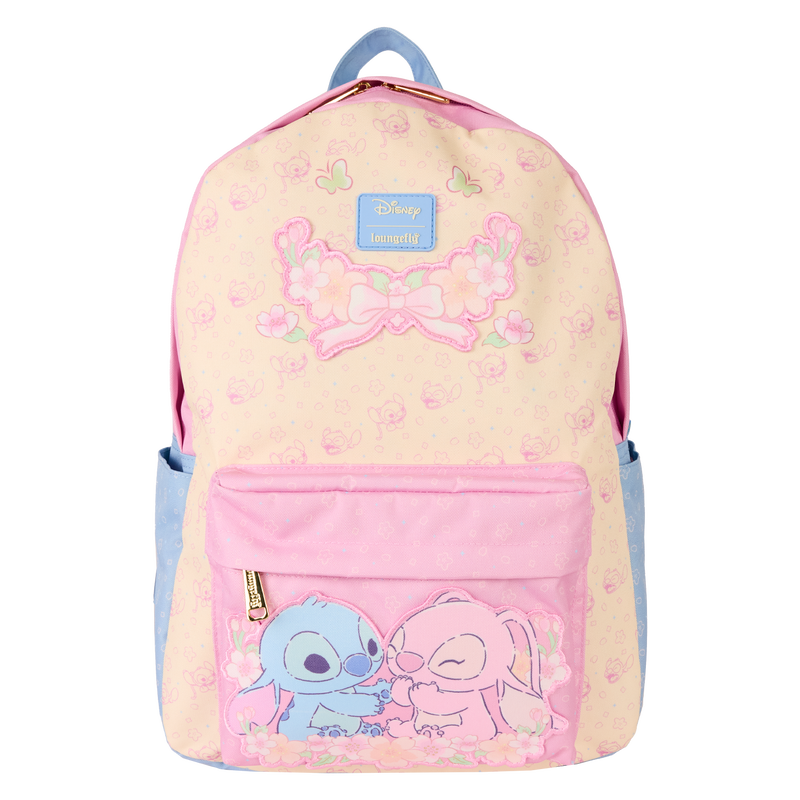 Stitch & Angel All-Over Print Full-Size Backpack