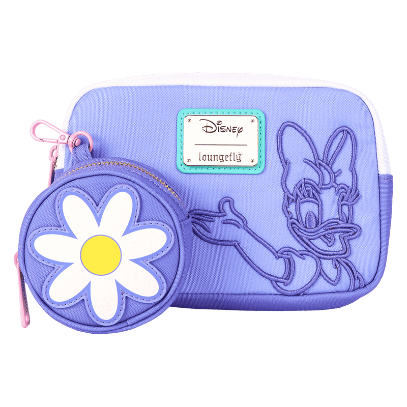 Daisy Duck 85th Anniversary Sling Crossbody Bag with Coin Bag