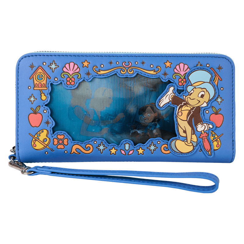Pinocchio Exclusive Blue Fairy Lenticular Wristlet Wallet